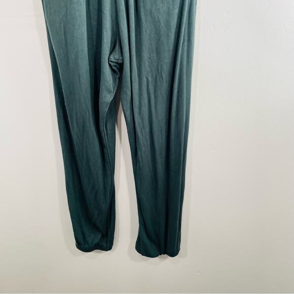 Spiritual Gangster Carmela Green Ribbed Cinched Strapless Jumpsuit XS - Picture 5 of 12